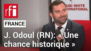 Julien Odoul (RN): « On a une chance historique de redresser notre pays » • RFI