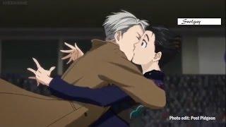 Yuri!!! On Ice - kiss scene ep 7 (uncensored) (fanmade,sadly)