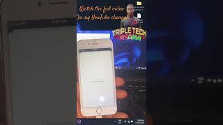 Sign out of iCloud without asking for password #tripletechghana #unlocktool #ramdisk