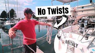 Coiling Lines - Is This Alternative Method Better? |  Sailing Britaly 