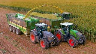 Mais 2021 : 4 x Fendt 942 !!/ LU Wiegels / John Deere 9700i / maishäckseln 2021 / John Deere 6R / 4K