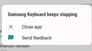 How to fix Samsung keyboard keeps stopping problem 2024 | Samsung keyboard has stopped 2024