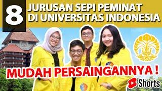 8 JURUSAN SEPI PEMINAT DI UI !! PERSAINGANNYA PALING MUDAH