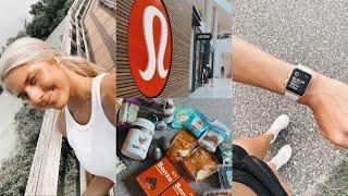 VLOG: my healthy lifestyle essentials, lululemon haul + groceries