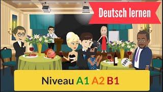 Alltag Deutsch lernen mit einfachen Sätze a1 a2 b1 Everyday life Learn German with simple sentences