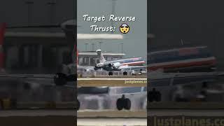 Target Reverse Thrust   #piloteyes737 #airline #planes #aviations #avgeek #aviation