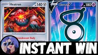 Heatran + Unown V Deck || Pokémon TCG Live || Surging Sparks