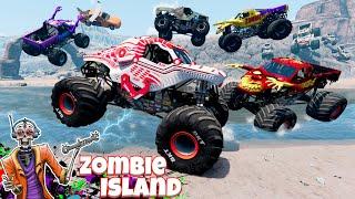 Monster Jam INSANE Zombie Island Adventure 4 | Racing, Freestyle, and High Speed Jumps