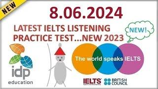 BRITISH COUNCIL IELTS LISTENING PRACTICE TEST 2024 | 8.06.2024