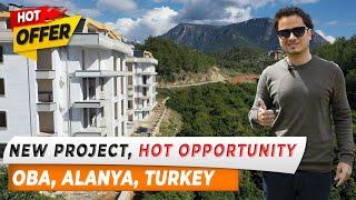 HOT investment opportunity in a new project in OBA, Alanya, Turkey