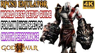 RPCS3 - GOD OF WAR 3 BEST SETTING Guide For Low End Pc & High End Pc || PS3 Emulator 4K 60FPS (2023)