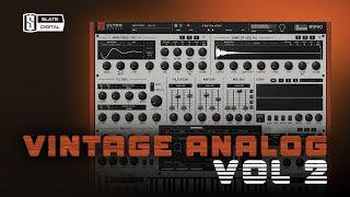 Turn your DAW into a time machine with the brand new Vintage Analog Vol. 2 sound bank!