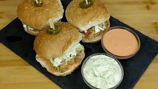 Zinger Burger & Zinger Burger Sauce Recipe. زنگر برگر بنانے کی ترکیب