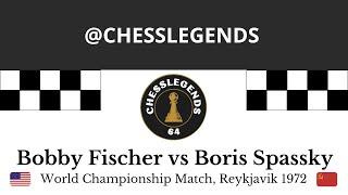 Bobby Fischer vs Boris Spassky. World Championship Match, Reykjavik 1972