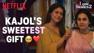 How To Wear A Saree Ft. Kajol | Lust Stories 2 | Netflix India