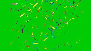 Confetti Falling Down || Confetti green screen || Free Copyright || Mondal Screen