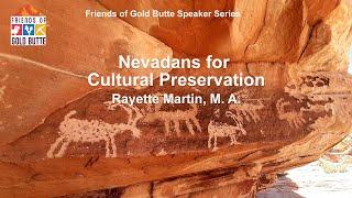 Speaker Series - Nevadans for Cultural Preservation