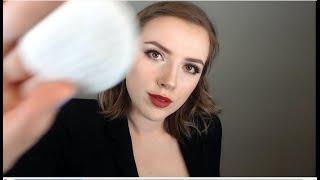 Shifty Russian makeup artist ASMR | personal attention, face brushing |