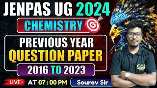 JENPAS UG Chemistry PYQ 2016 To 2023 Solution |JENPAS UG 2024 Preparation |JENPAS UG Chemistry Class