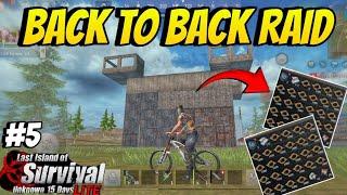 LAST ISLAND OF SURVIVAL LITE GAMEPLAY VIDEOS II Back TO BACK RAID || IN LAST DAY RULE SURVIVAL