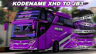 Share !!! Kodename Bussid V4.3.1 Xhd To Jb3 Custom Purple Double Cortas Headlamp Strobo Tumpuk Mbois