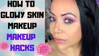 MAKEUP FOR DRY FLAKY SKIN + MAKEUP HACKS |