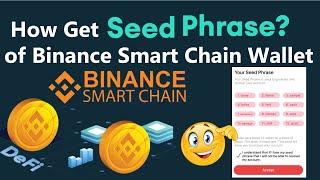 How Get Seed Phrase Backup of Binance Smart Chain Wallet | BSC Wallet | BNB