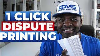 1 Click Automated Printing: No More Post Office: Credit Repair Software and Client Dispute Manager