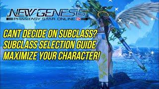 PSO2 NGS: What Subclass To Choose? All Subclasses Selection Guide