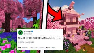 NEW Minecraft CHERRY BLOSSOM Biome Update Is Here! (Minecraft 1.20 News)