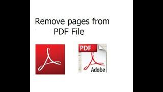 Removing or Deleting Pages from a PDF Document (FREE)  PDF File