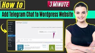 How to add telegram chat to wordpress website 2024