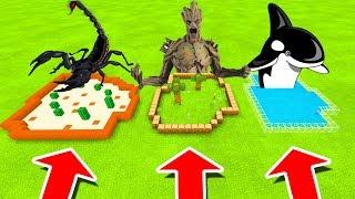 Minecraft PE : DO NOT CHOOSE THE WRONG FARM! (Scorpion, The Ents & Orca)