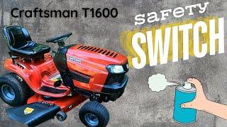 Blade safety and easy paint job: 2014 Craftsman T1600 Lawn Tractor