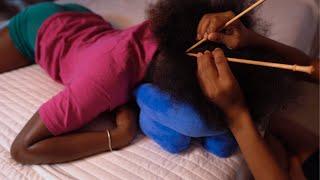 ASMR | Sleepy Scalp Check on Afro Hair | Real Person Natural Hair | no talking