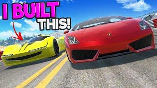 I Built a SUPERCAR to Race a Lamborghini & This Happened in BeamNG Drive!