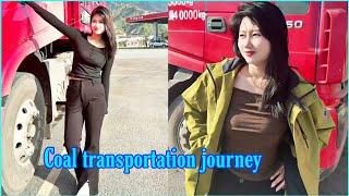 Beautiful and fashionable driver Tieu Man and her journey of transporting coal