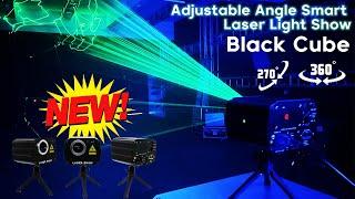 Lasers Black Cube Bluetooth Laser Light Show Projector--NewFeel