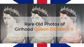 Rare Old Photos of Girlhood Queen Elizabeth II (Enhanced by AI)