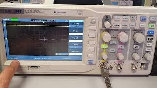 Siglent Oscilloscope DC voltage measurement Procedure