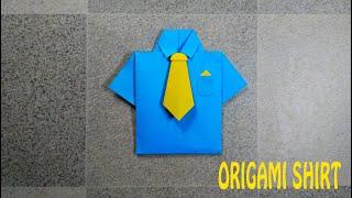 SHIRT WITH A TIE | EXECUTIVE LOOK | Origami tutorial