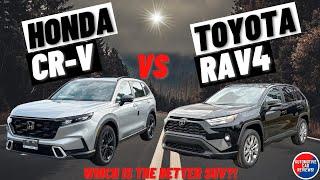 Comparison: 2025 HONDA CR-V vs 2024 TOYOTA RAV4! | Which One Is The Better SUV?!