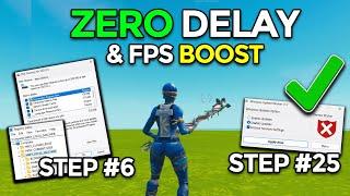 25 PC Tweaks for Better FPS & ZERO Delay 
