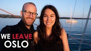 We begin our sailing adventure and sail down the Oslo fjord in Norway - Part 1