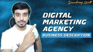 Digital Marketing Agency Business Description | Digital Marketing Agency Course By Dmarketing Wall