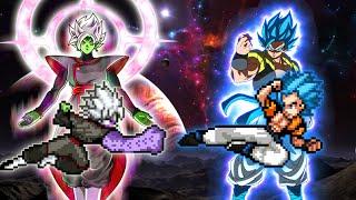 Fused Zamasu OP(New) VS Gogeta OP(All Form) in Jump Force Mugen