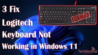 Logitech Keyboard Not Working in Windows 11/10