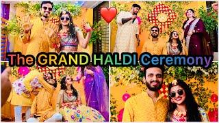 Vlog #3915 | The GRAND HALDI CEREMONY | Sachin Manisha ️