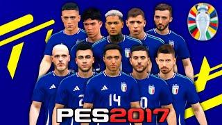FACEPACK ITALY EURO 2024 NEW UPDATE FOR PES 2017 COMPATIBLE WITH ALL PATCH!!