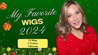 BEST WIGS OF 2024 | 12 WIGS 11 COLORS 7 BRANDS | My FAVORITE WIGS Of The YEAR | What Was My #1 Wig?